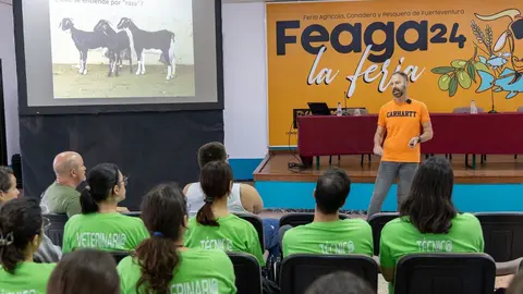 Seminario de la cabra majorera en Feaga 2024.