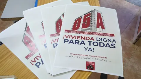 Convocatoria por una vivienda digna del Sindicato de Inquilinas.