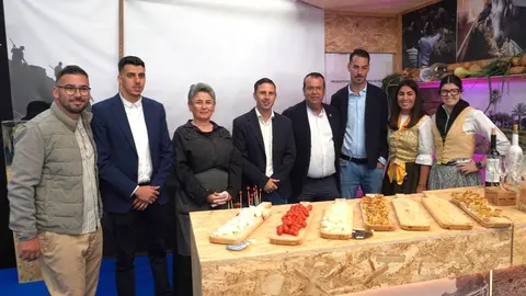 Stand de Pájara en la inauguración de Feaga 2025.