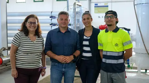 Alumnos del ciclo formativo de Técnico en Redes del IES Corralejo, en SALOSA.