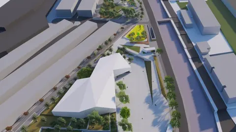 Infografía del proyecto del Parque Tagoror, en Morro Jable, difundida por el Ayuntamiento de Pájara en diciembre de 2023.