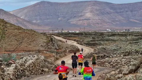 Trail en los paisajes de La Oliva, en la edición 2024 de Paladea Fuerteventura.
