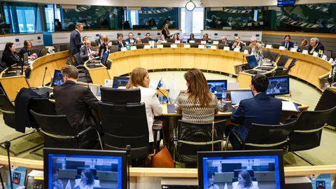 Encuentro de CALRE (cámaras legislativas regionales) en Bruselas.