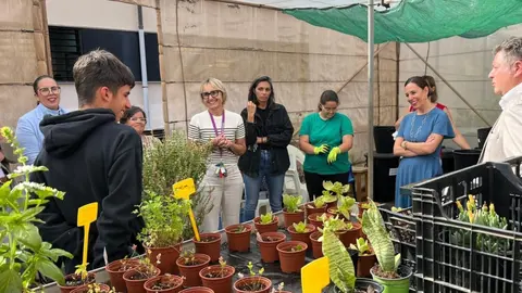 Visita IES Vigán de Gran Tarajal, que acoge los  programas formativos +16 y +21.