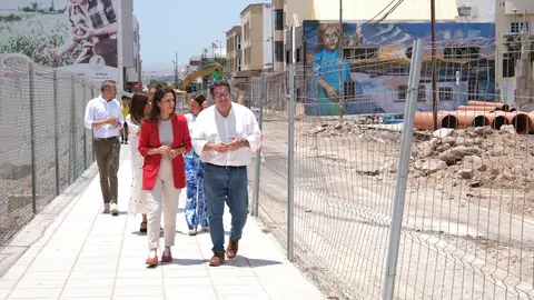 Obras de Turismo desde Gesprotur en la Avenida Primero de Mayo.