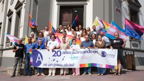 Acto en el Cabildo por el Día del Orgullo en Fuerteventura.