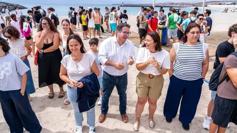 Alcalde y concejalas de la capital en Puerto Joven.