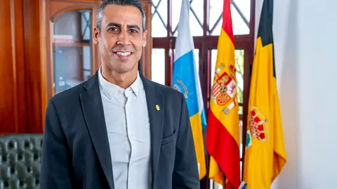 Isaí Blanco, alcalde de La Oliva.