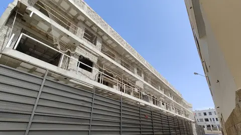 Avance de la promoción de vivienda pùblica en Corralejo, en julio de 2025