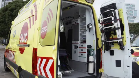 Ambulancia del SUC, en una imagen del 112 Canarias.