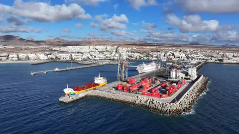 Muelle de Puerto del Rosario, antes de la ampliación | Imagen de la Autoridad Portuaria