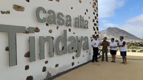 Visita del PP de La Oliva a la Casa Alta Tindaya.