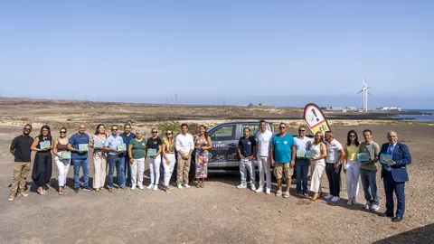 Presentación del nuevo vehículo para Limpiaventura.