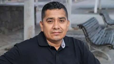 El Salvadoreño César Méndez, ya en Fuerteventura | Carlos de Saá (EFE)
