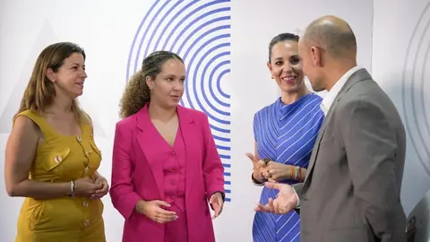 Imagen tras el Consejo de Gobierno de Canarias.