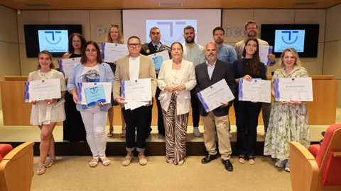 Entrega del sello SICTED a quince empresas de Fuerteventura.