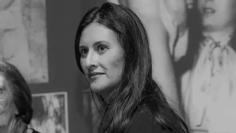 Dulce Xerach, en una imagen propia de 2014, en el Círculo de Bellas Artes.