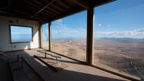 Interior del Mirador de Morro Velosa, en Betancuria.