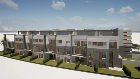 Infografía de una zona residencial proyectada en La lajita