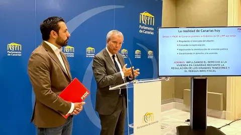 El PSOE propone un reequilibrio fiscal de la vivienda de Canarias.