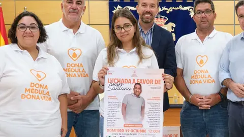 Cartel de la Luchada Benéfica por Iván Santana.