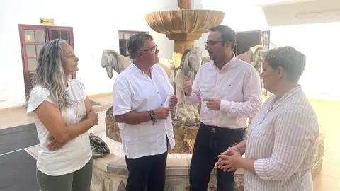 Los concejales del Partido Popular en La Oliva.