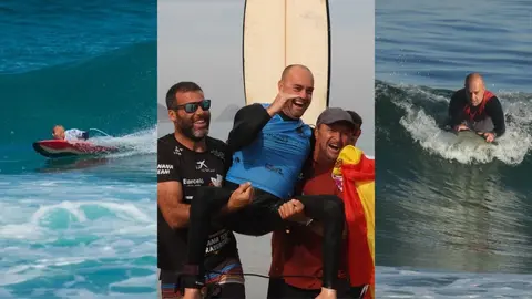 Marcos Tapia, campeón EuroPara Surfing 2025.