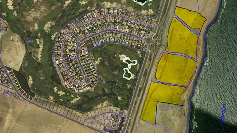 Parcelas de Ramiterra a subasta, en primer línea de la costa de Antigua.