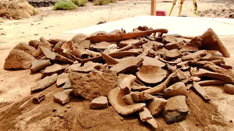 Prospección arqueológica en la Cueva de Villaverde | ©Fuerteventura Digital, 2019