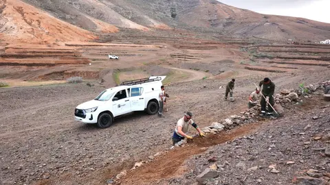 La recuperación de entornos rurales en Vallebrón y Vallegrande está pagada con fondos de la UE.
