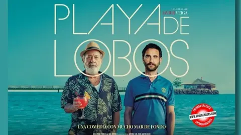 Cartel del pase especial del film Playa de Lobos.