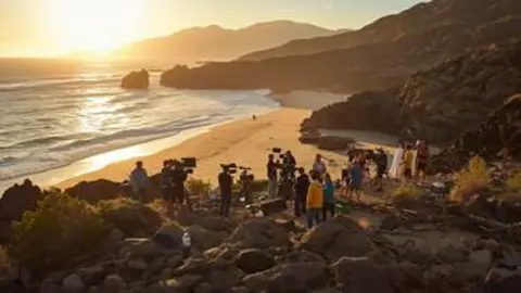 Imagen de un rodaje en las Islas Canarias.