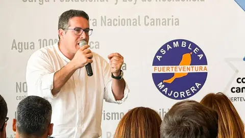 David de Vera, en una imagen de Asamblea Majorera - Coalici&oacute;n Canaria Fuerteventura.