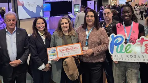 Ana Bel&eacute;n Alcalde, ganadora del premio de la capital en Fitur.