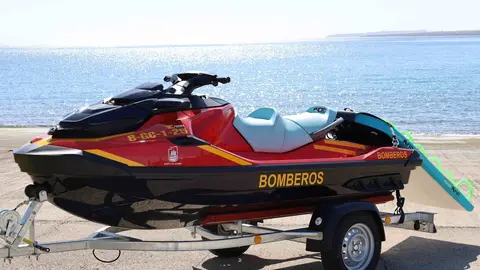 Nueva moto acu&aacute;tica del Servicio de Salvamento en la capital.