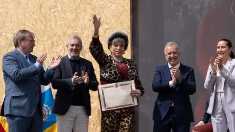 Marcela Rodr&iacute;guez fue una de las reconocidas en el acto de Tef&iacute;a, por su declaraci&oacute;n como Lugar de Memoria Democr&aacute;tica.