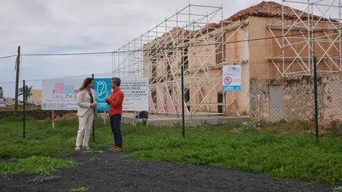 Obras de restauraci&oacute;n de la Casa del Ingl&eacute;s.