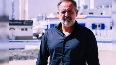 Jero Lozano, durante su ertapa como concejal de Deportes en La Oliva.