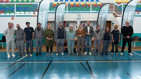 El Pabell&oacute;n Insular recibe a los compa&ntilde;eros de Adisfuer tras el convenio con el Cabildo Insular,