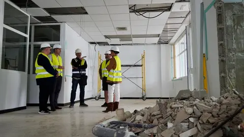 Avance de las obras de la nueva Oficina del Semac en Fuerteventura.