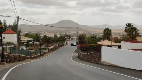 calle lajares carretera asfaltado 2020