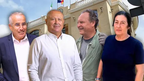 Las caras de la moci&oacute;n de censura en Antigua, que han presentado AMF, Contigo, CC y PP