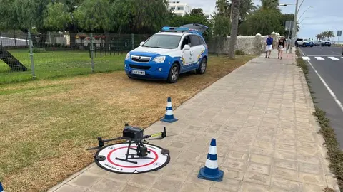 Vigilancia con drones desde la Polic&iacute;a Local de P&aacute;jara.