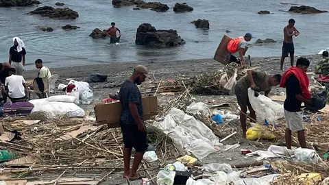 Imagen de la Playa del Trampol&iacute;n, difundida por el Gobierno de Ceuta.