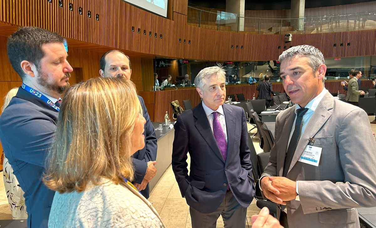 Narvay Quintero, en el Consejo de Ministros de Agricultura y Pesca de la Unión Europea (1)