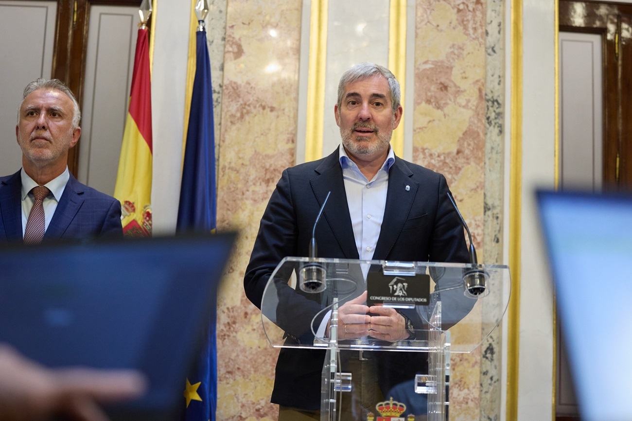 Torres y Clavijo, tras la reunión del Gobierno de Canarias con los grupos del Congreso.