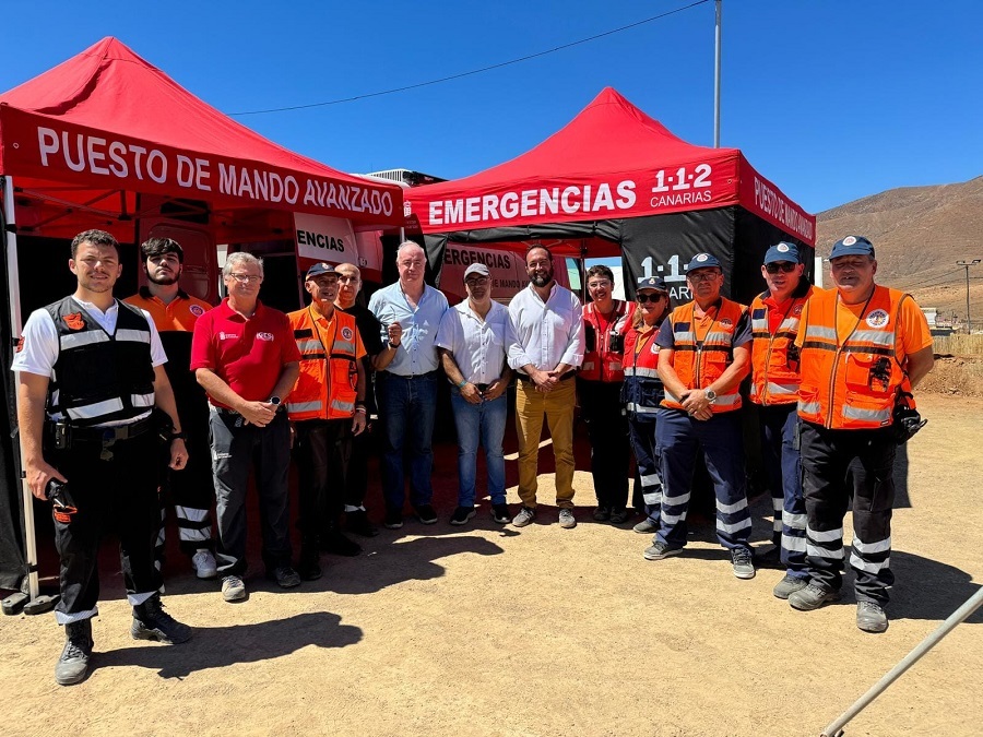 Puesto de Mando de Seguridad de Emergencias, en una iamgen del Ayuntamiento de Betancuria.