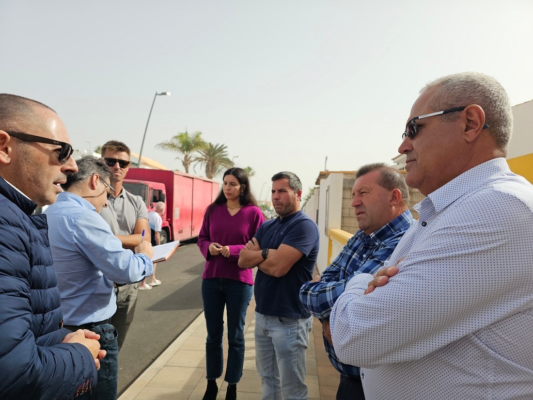 Recepcion de la calle Marcial Sanchez Velazquez de Caleta de Fuste (1)