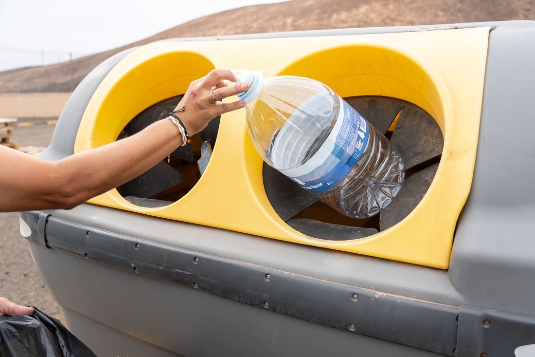 Reciclaje de plástico (Imagen de Fuerteventura Recicla).