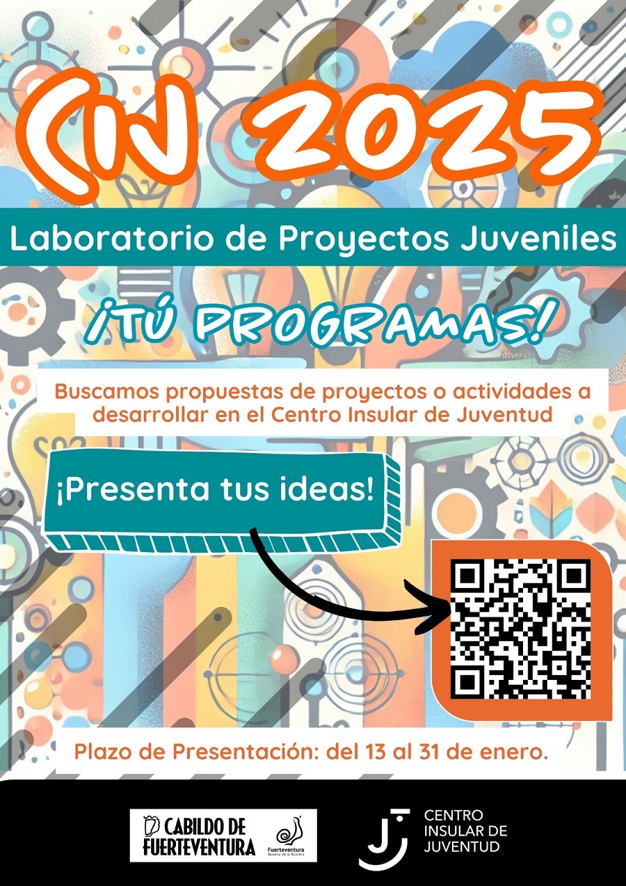 Cartel del Laboratorio de Proyectos Juveniles CiJ 2025.